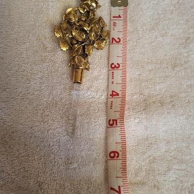 VINTAGE MATSON ORMOLU PERFUME BOTTLE STOPPER