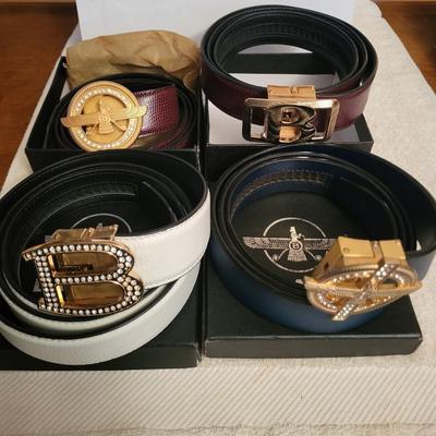 4 NEW BARABAS ADJUSTABLE BELTS