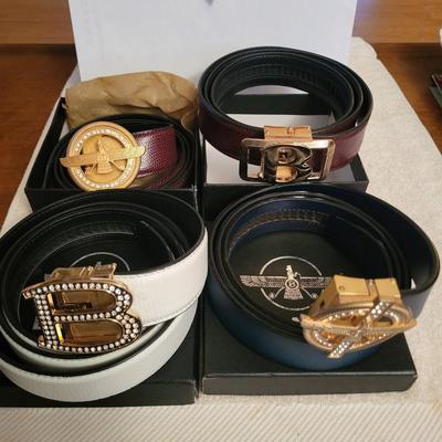 4 NEW BARABAS ADJUSTABLE BELTS