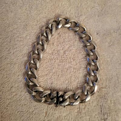 STERLING SILVER BRACELET SIGNED ELCO