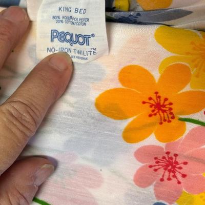 King Size Flower Sheet Set and More