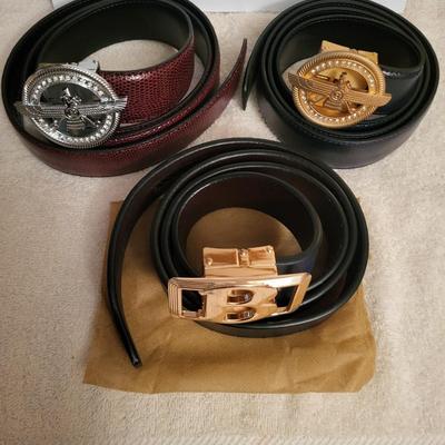 3 NEW BARABAS ADJUSTABLE BELTS