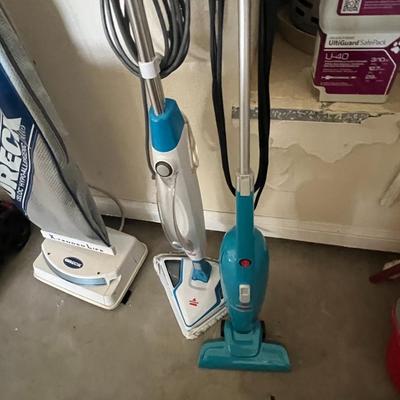 Bissell floor cleaner and small vacuum