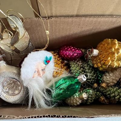 3 boxes Christmas decor