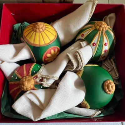 3 boxes Christmas decor