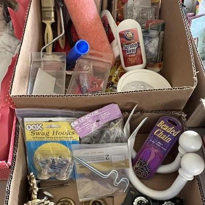 2 boxes of misc