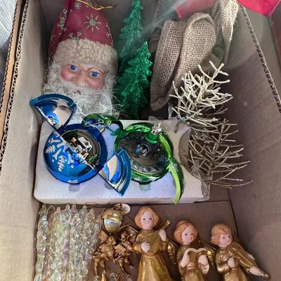 3 boxes Christmas decorations