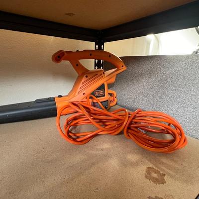 Black & Decker blower and ext cord