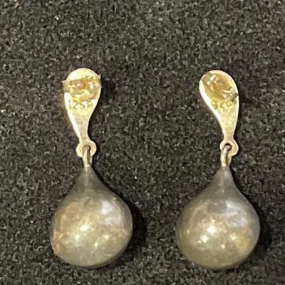 Sterling Silver Tear Drop Earrings