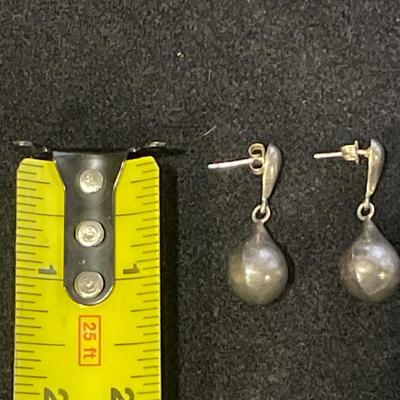 Sterling Silver Tear Drop Earrings