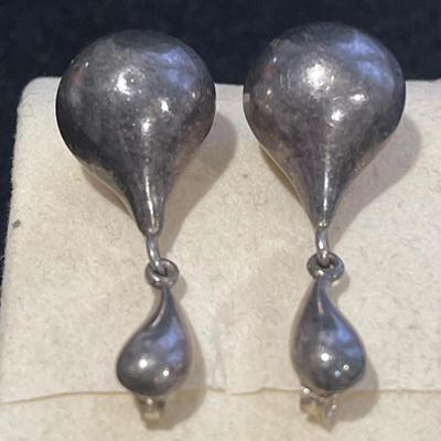 Sterling Silver Tear Drop Earrings