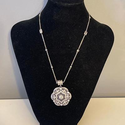 Sterling Silver Magnetic Clasp Necklace