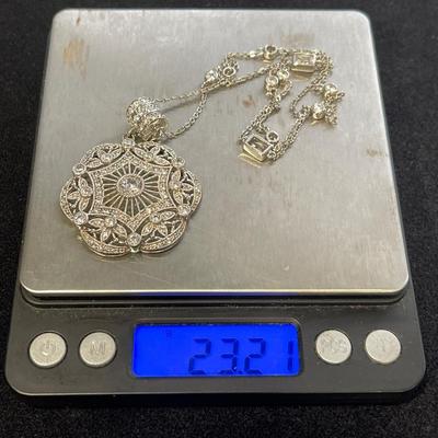 Sterling Silver Magnetic Clasp Necklace