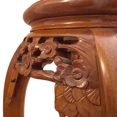 Ornately Carved Wooden Stand (LR-DZ)