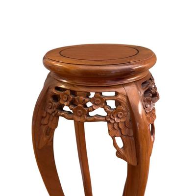 Ornately Carved Wooden Stand (LR-DZ)