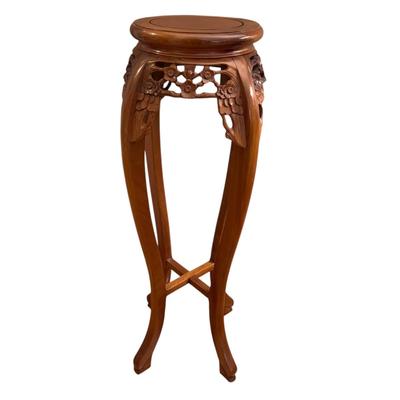 Ornately Carved Wooden Stand (LR-DZ)