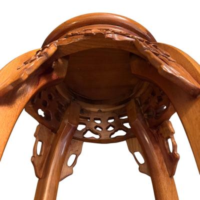 Ornately Carved Wooden Stand (LR-DZ)