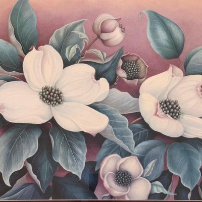 Limited Edition Dogwood Print Signed by Teresa Pennington (LR-DZ)