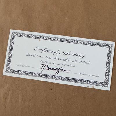 Limited Edition Dogwood Print Signed by Teresa Pennington (LR-DZ)