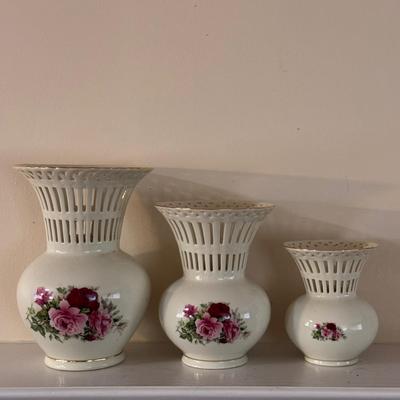Set of Three Formalities by Baum Bros Vases (LR-DZ)