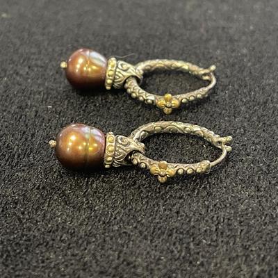 18K Sterling Silver Earrings