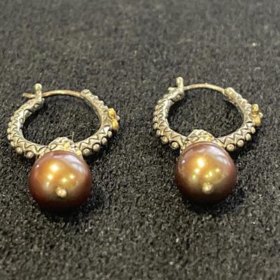 18K Sterling Silver Earrings