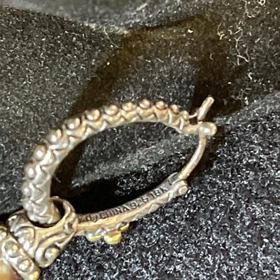 18K Sterling Silver Earrings
