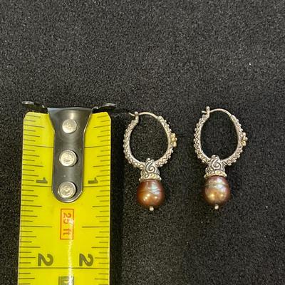18K Sterling Silver Earrings
