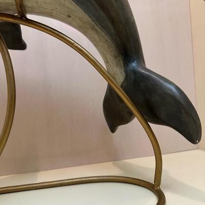 Dolphin sculpture