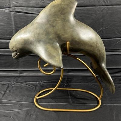 Dolphin sculpture