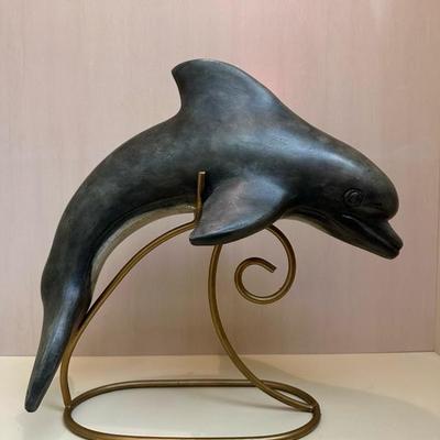 Dolphin sculpture