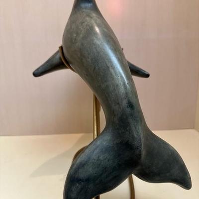 Dolphin sculpture