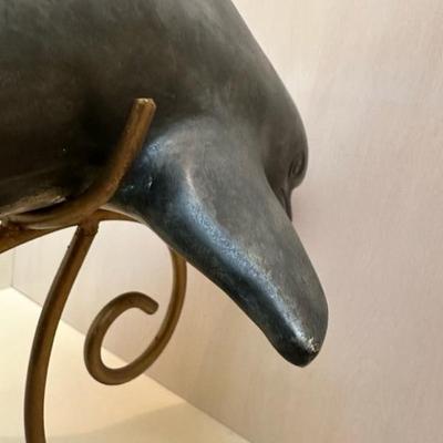 Dolphin sculpture