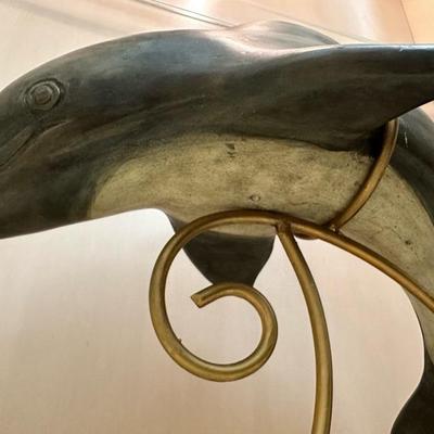 Dolphin sculpture