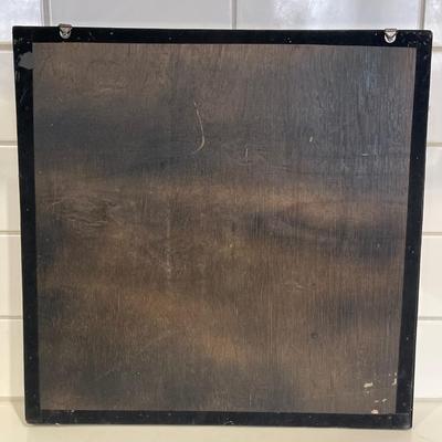 Asian Metal Round Cabinet Face Plate Wall Art