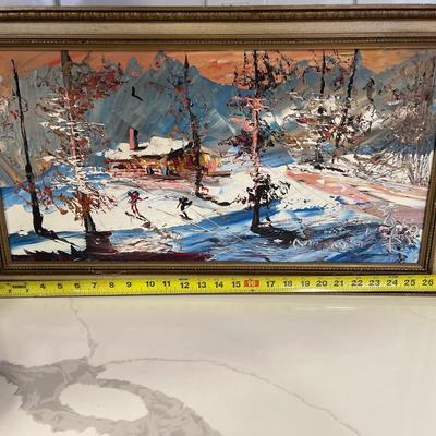 Morris Katz Oil Painting