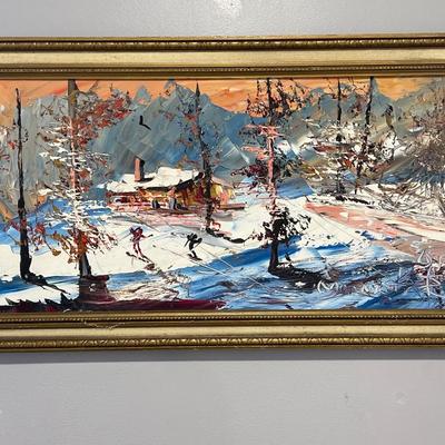 Morris Katz Oil Painting