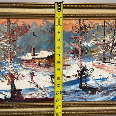 Morris Katz Oil Painting