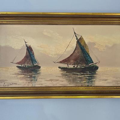 COSTMANN (20TH CENTURY) ORIGINAL OIL PAINTING ON CANVAS