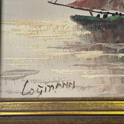 COSTMANN (20TH CENTURY) ORIGINAL OIL PAINTING ON CANVAS