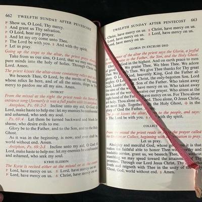 The Catholic Missal and Holy Bible 1960s.