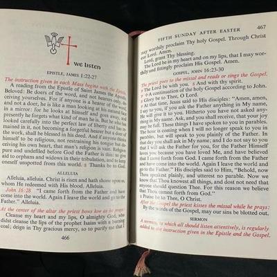 The Catholic Missal and Holy Bible 1960s.