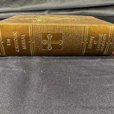 The Catholic Missal and Holy Bible 1960s.