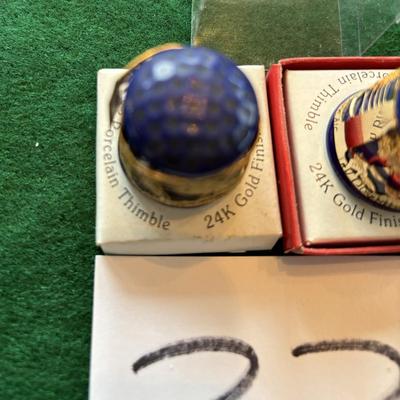 Porcelain Kansas Thimbles