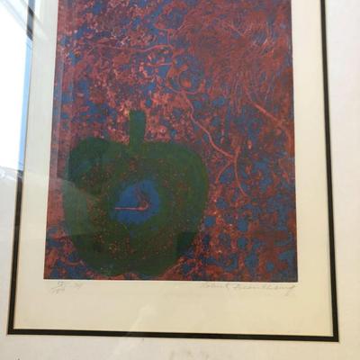 Serigraph Signed & numbered original Robert Beauchamp 1975