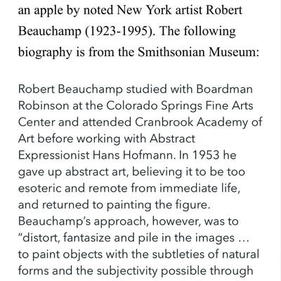 Serigraph Signed & numbered original Robert Beauchamp 1975