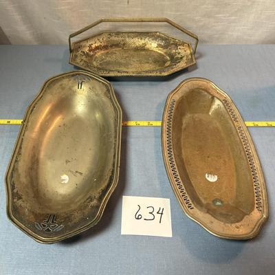 Vintage Oval Serving Trays
