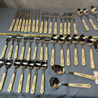 Vintage Pfaltzgraff Stainless Set