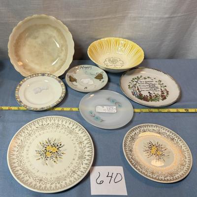 Vintage Plate Lot