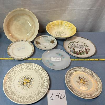 Vintage Plate Lot
